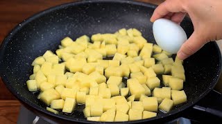 2 Potatoes and eggs Better than pizza 🍕Quick Potato and Egg Breakfast Recipe [upl. by Anuaek560]