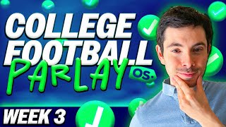 College Football Parlay Picks Week 3 Saturday 91623  CFB Betting [upl. by Clemence79]