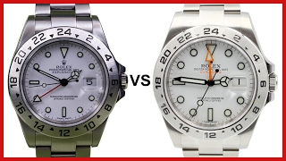 ▶ Rolex Explorer II Old 16570 vs New 216570  COMPARISON [upl. by Linson811]