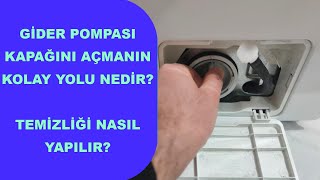 Çamaşır Makinesi Pompa Kapağını Açmanın Kolay Yöntemi [upl. by Donnamarie669]