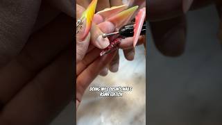 Nail salon ASMR 🙂‍↔️ nailtutorial acrylicnails asmr nailcare fullset nailsalon [upl. by Aset]