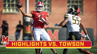 Towson at Maryland Terrapins  Highlights  Big Ten Football  Sep 2 2023 [upl. by Yboj]