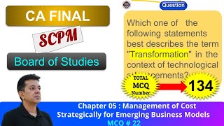 BOS Portal  SCPM  Emerging Business Models  MCQ 022  Transformation [upl. by Hajidahk]