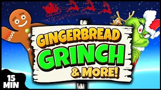 🎄 Grinch Hunt 🎄 Gingerbread Man Hunt amp More 🎄 Christmas Brain Break 🎄 Songs for Kids [upl. by Oman]