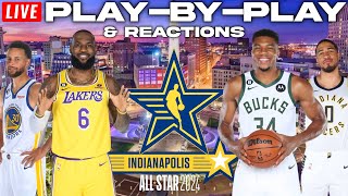 NBA AllStar Game 2024  Live PlayByPlay amp Reactions [upl. by Eittod]