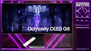 Samsung Odyssey G8 OLED Unboxing amp Setup [upl. by Egres]