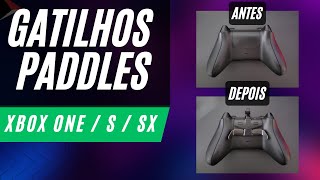 Gatilhos Paddles Controle Xbox One  S  SX [upl. by Noiraa]