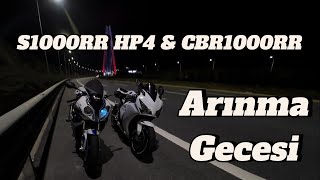 S1000RR HP4 amp HONDA 1000RR TUNNEL ROLL RACE [upl. by Aya]