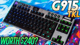 Logitech G915 TKL Review Is THIS the Wireless G Pro Keyboard [upl. by Leuqram]