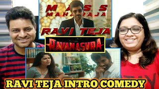 RAVANASURA RAVI TEJA INTRO SCENE REACTION  RAVANASURA COMEDY SCENES  ravanasura movie scenes 1 [upl. by Arraeis]