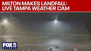 WATCH LIVE Hurricane Milton Tampa weather cam  FOX 5 News [upl. by Tsepmet]