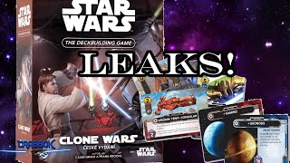 New Expansion Star Wars Deck Building Game  Clone Wars  Leaks [upl. by Ateekram]