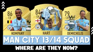 Manchester City 201314 Winning Squad Where Are They Now [upl. by Neirbo]