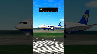 Ryanair Hard Landing aviation crash landing flightsimulator plane avgeek a320 emergency rfs [upl. by Wyatt]