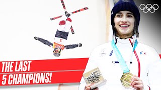 Freestyle Skiing – Women’s Moguls ⛷ Last 5 Champions 🥇 [upl. by Aiveneg]