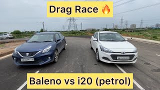 Baleno vs i20  Drag Race 🔥 [upl. by Evot]