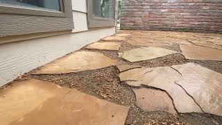 Flagstone Patio Installation [upl. by Eerot]