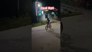 Cycling in Diwali Night ruddubuddu ytshorts cyclingshortsviralshorts shorts [upl. by Katz]