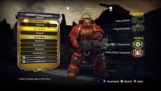 Warhammer 40000 Space Marine Multiplayer Montage Heavy Bolter Gameplay [upl. by Bearnard894]