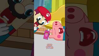 George Pig Edit Marios Funny Photos funnycartoon memeanimation mario funny [upl. by Olivero739]