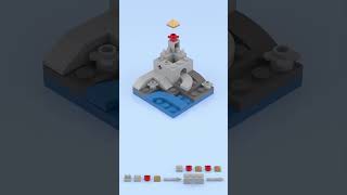 LEGO Brick Cube  Micro Medieval Castle Build a Tiny Fortress in Miniature 🏰🧱✨ [upl. by Marianna793]