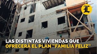 Las distintas viviendas que ofrecerá el plan “Familia Feliz” [upl. by Bobby]