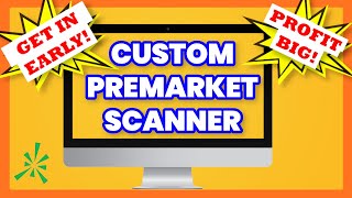 Premarket Scanner to Find Stock Movers Early [upl. by Sedicla714]