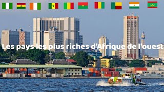 Les pays les plus riches dAfrique de louest 2022 [upl. by Aynodal]