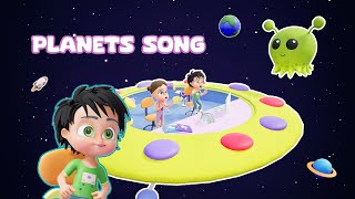 The Planet Song Nursery Rhymes  Kids Song  Planets Poem  Solar System familyfriendly kidsvideo [upl. by Merri]