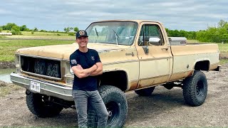 Restoring my 1977 Chevy k10 Square Body Part 1 [upl. by Winnick]