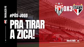 ATLÉTICOGO 0X3 SÃO PAULO  COM ZUBELDIA NO ESTÁDIO TRICOLOR VENCE A PRIMEIRA NO BRASILEIRÃO [upl. by Aydin]