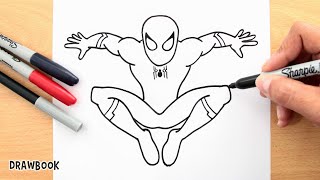 How to draw SPIDERMAN No Way Home [upl. by Nadabus]