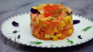 TARTAR DE SALMÓN  El entrante perfecto [upl. by Babita]