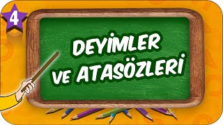 4 Sınıf Türkçe Deyimler ve Atasözleri 2022 [upl. by Aniluj]