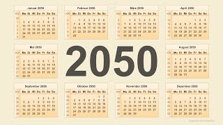 Kalender 2050 [upl. by Agn]