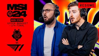 Un G2 vs T1 dans la LÉGENDE du MSI 🤯 [upl. by Cade]