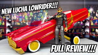 WWE LUCHA LOWRIDER ACTION FIGURE PLAYSET REVIEW NEW FINDS [upl. by Anilec]