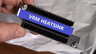 Dell XPS8940 VRM Heatsink Install [upl. by Knute]