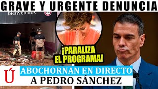 Sonsoles Ónega NO PUEDE MÁS PARALIZA el PROGRAMA y AVERGÜENZAN a PEDRO SÁNCHEZ por DANA COMO NUNCA [upl. by Akcir152]