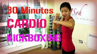 30 Minutes Cardio Kickboxing Burn 300 Calories [upl. by Eusadnilem]