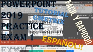 PowerPoint 2019 Practice Exam 1 Español [upl. by Leirej652]