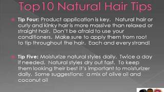 Natural Hair Tips [upl. by Nibroc]