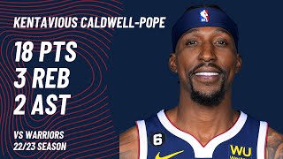 Kentavious CaldwellPope vs Golden State Warriors  Feb 2 2023 [upl. by Chari]