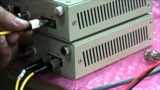 E1 over fiber modem  converter testing in lab [upl. by Eustache]