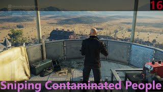 Sniping Contaminated People  Hitman  16 [upl. by Tirrell]