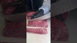 Wagyu Denver Steaks Zabuton wagyu zabuton steak [upl. by Anicart]