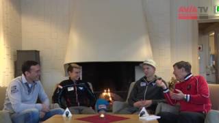 AVIA Talk mit Michael Hayböck und Stefan Kraft in Lillehammer [upl. by Berck244]