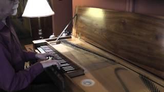 Ryan Layne Whitney CPE Bach Rondo in Eflat Wq 611 on clavichord [upl. by Ahtis]