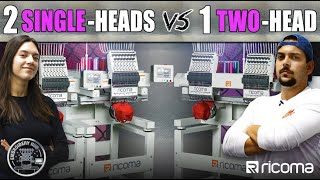 The Ultimate Cap EMBROIDERY CHALLENGE MultiHead Vs SingleHeads [upl. by Arihday617]