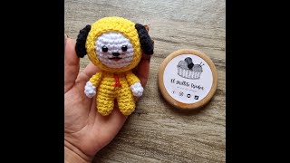 Llavero tejido Chimmy BTS  AMIGURUMI [upl. by Solohcin]